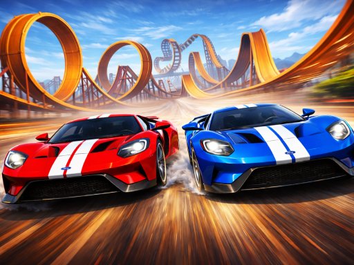 Two Stunt Supercars: Free Online Racing with Friends