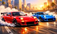 Two RX7 Drifters
